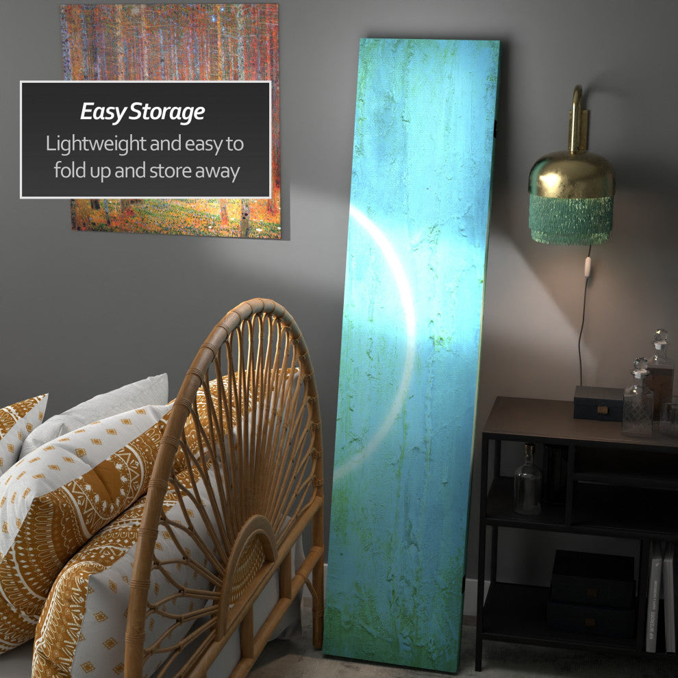 6' Tall Double Sided Yin Yang/Om Canvas Room Divider