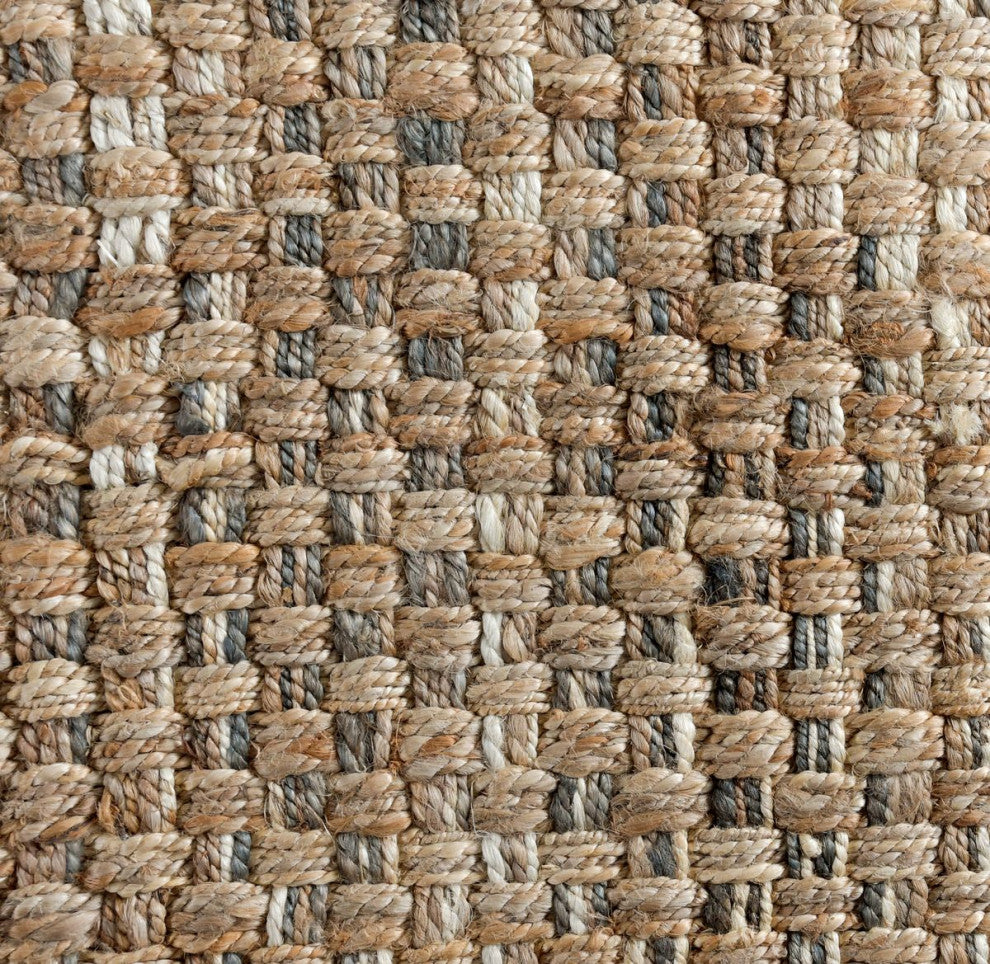 Classic Home Panama Natural/Ivory/Gray Rug, 9'x12'