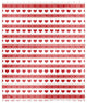 XOXO Heart Stripes 50x60 Sherpa Fleece Blanket