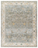 Surya Dresden DRE-2309 Machine Woven Area Rug, Dusty Sage, Taupe, Off-White, Light Gray, Deep Teal, 9' X 12'2"