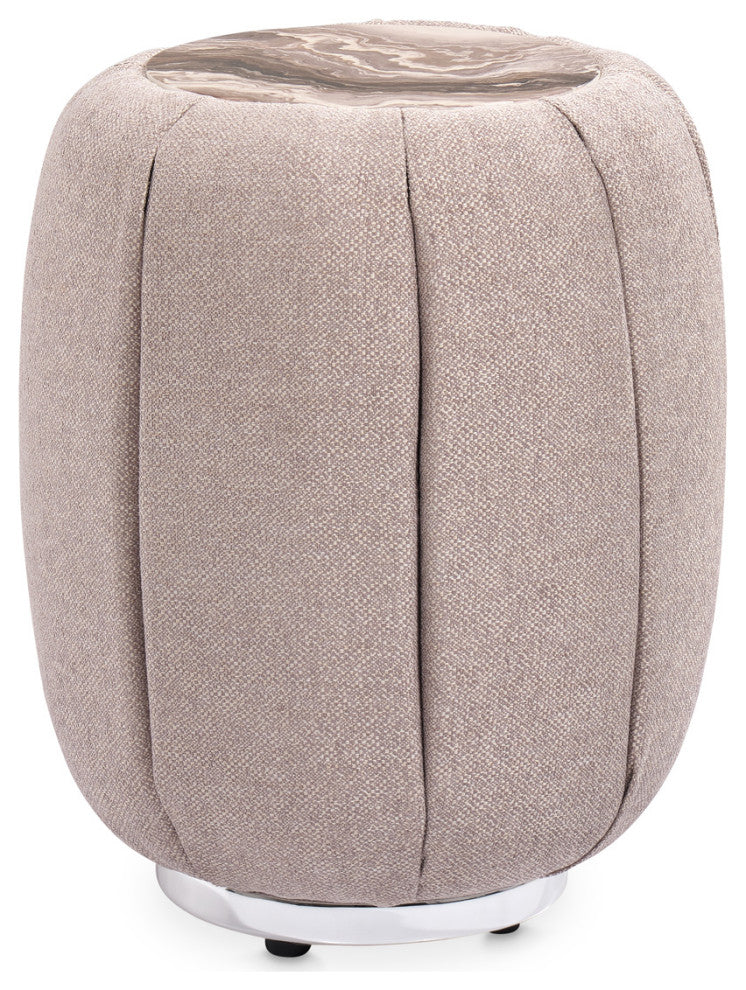 Lucca Side Table Tan Nougat