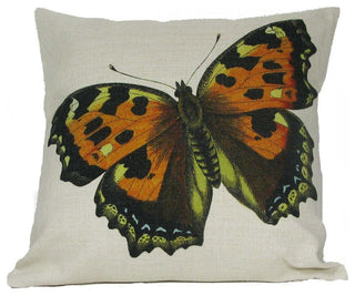 Butterfly Throw Pillow Without Insert, 18x18