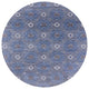 Ahgly Company Indoor Round Mid-Century Modern Area Rugs, 8' Round