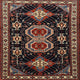 Ahgly Company Indoor Square Traditional Area Rugs, 3' Square