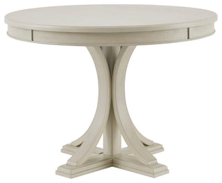 Madison Park Signature Helena Winged Dining Side Chair, Cream, Dining Table