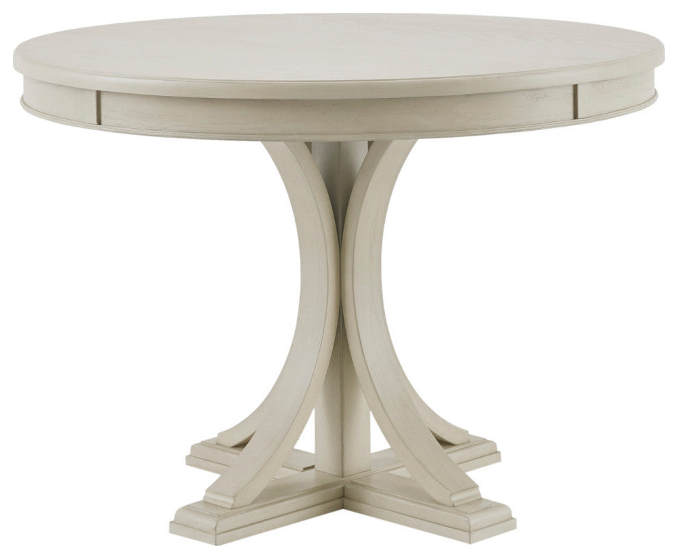 Madison Park Signature Helena Winged Dining Side Chair, Cream, Dining Table