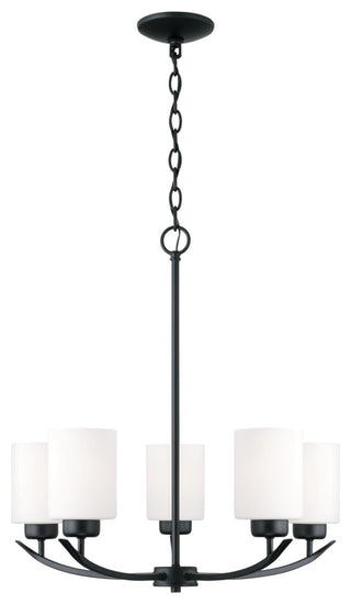 Capital Lighting 415251-338 Dixon 5 Light 23"W Chandelier - Matte Black