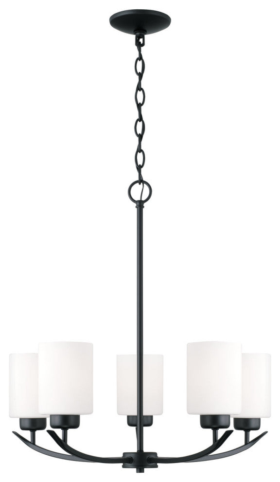 Capital Lighting 415251-338 Dixon 5 Light 23"W Chandelier - Matte Black