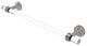 Pacific Beach 24" Towel Bar with Dotted Accents, Satin Nickel