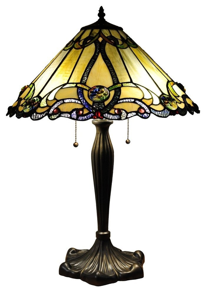 Majestic Grandeur 2-Light Victorian Table Lamp