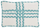 Mina Victory VJ111 Throw Pillow, Turquoise, 14" x 20"