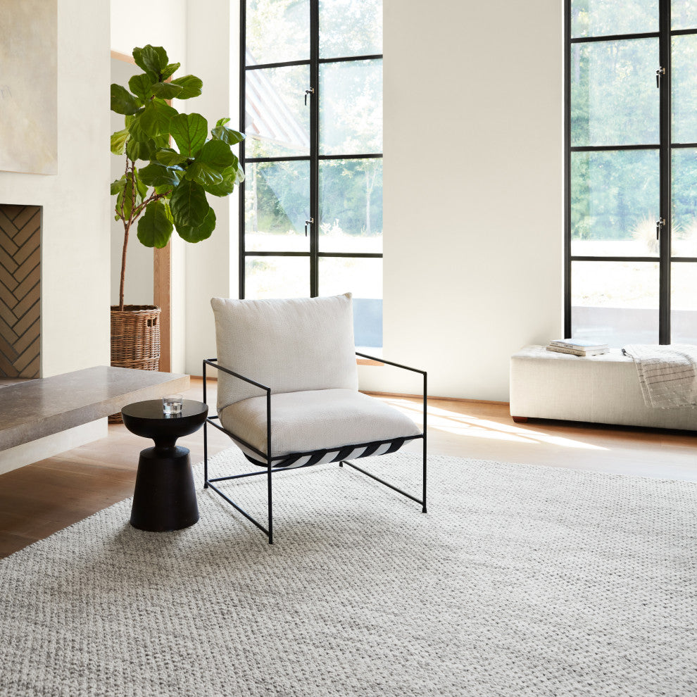 Jaipur Living Karlstadt Handmade Solid Taupe/White Area Rug, 8'x10'