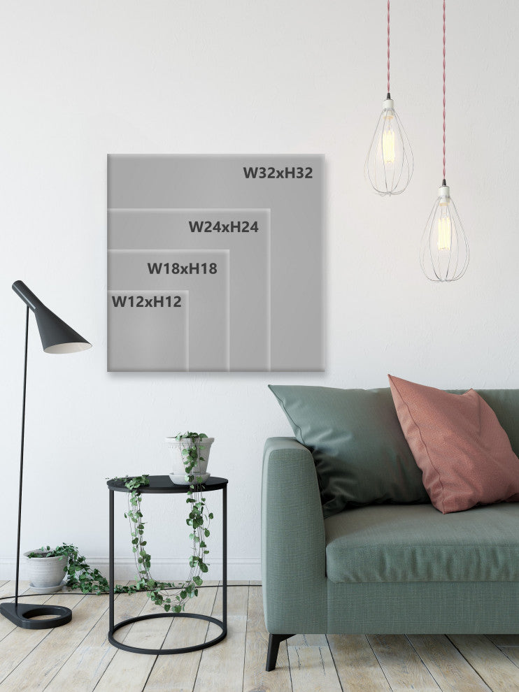 "Move Forward" Painting Print on Wrapped Canvas, 48x48