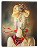 "Girl With Surreal Hat" Portrait Digital Art Canvas Print