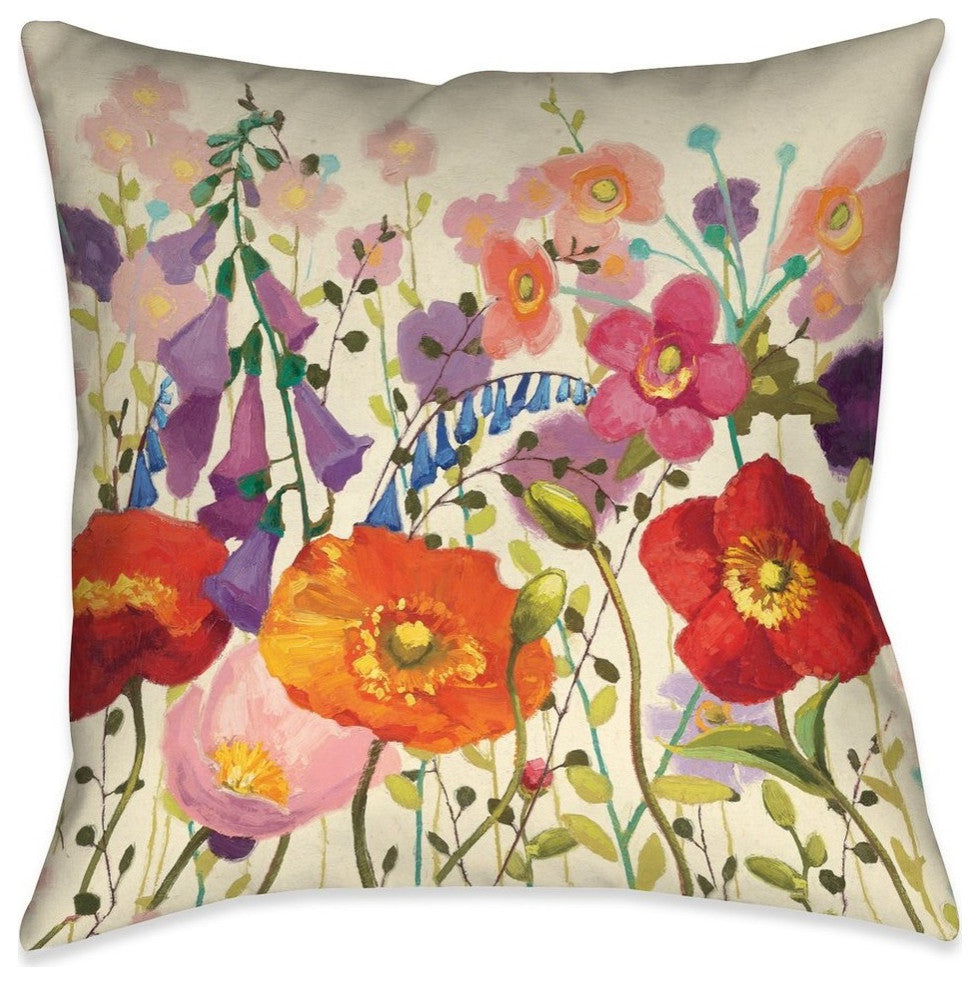 Laural Home Couleur Printemps I 18" X 18" Indoor Decorative Pillow