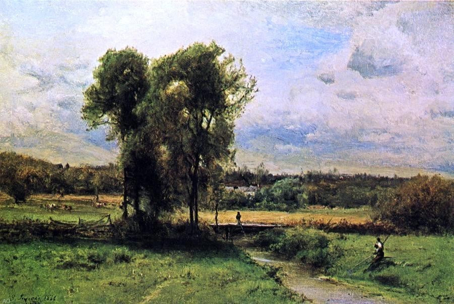 George Inness Landscape With Figures Wall Decal