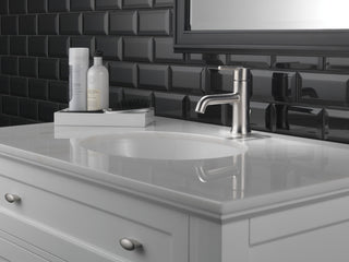 Delta Trinsic Single Handle Bathroom Faucet, Stainless, 559LF-SSMPU