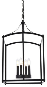 Judy 4-Light Pendant, Black