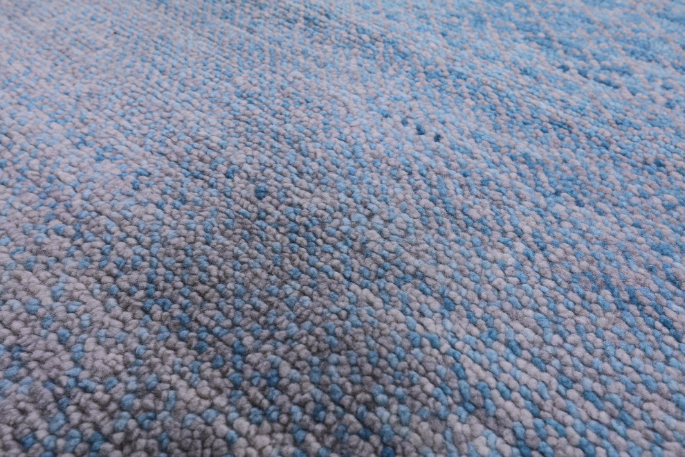 9' 1" X 12' 0" Handmade Savannah Grass Wool Rug - Q13242