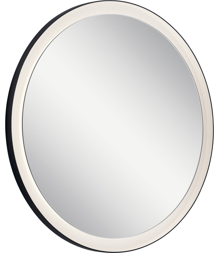 Ryame 31.5" Matte Black Mirror LED