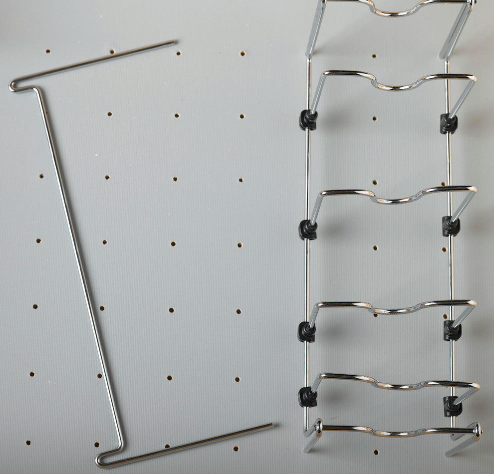 Wood Trim to Fit Drawer Peg Board Insert With Wooden Pegs, Natural, 39.25"W