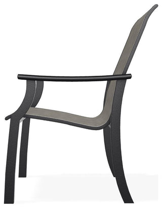 St. Catherine Sling Outdoor Armchair, Storm/Black