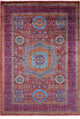 3' 11" X 5' 9" Mamluk Geometric Hand-Knotted Wool Rug - Q12262