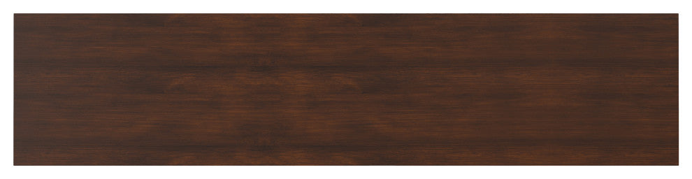 Artisan Solid Wood 72" Low TV Media Stand For TVs up to 80", Russet Brown