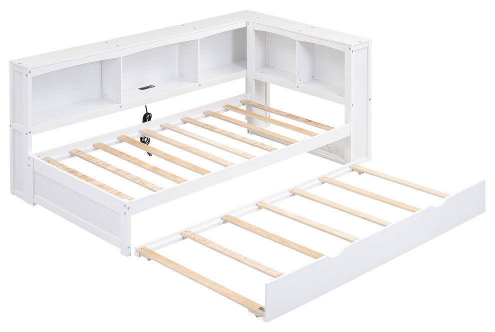 Gewnee Twin Size Daybed with Trundle