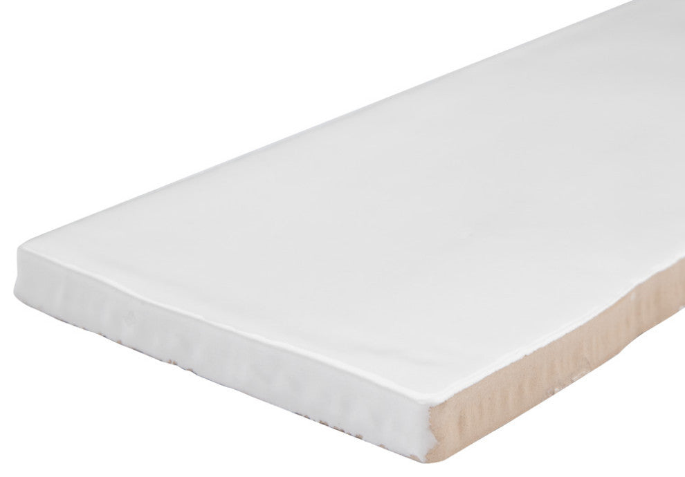 Chester Ceramic Wall Tile, Bianco, Sample