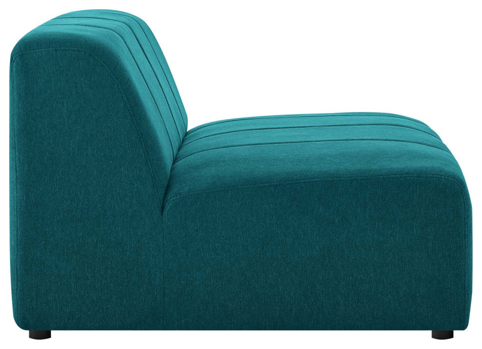Bartlett Upholstered Fabric Armless Chair
