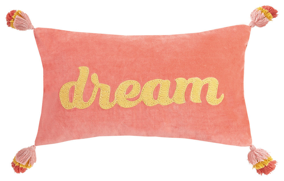Dream Embroidered Pillow
