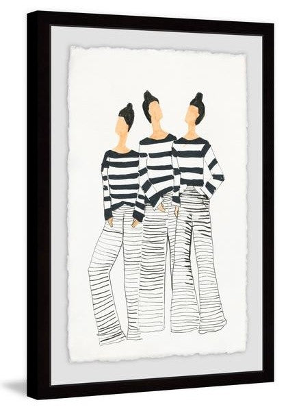 "Paris Style" Framed Painting Print, 16"x24"