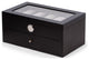Black Wood Twenty Watch Box, Quartz Movement Clock