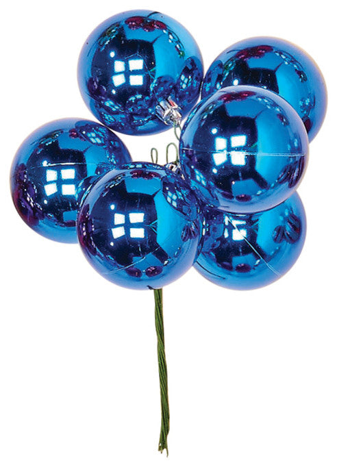 Blue Christmas Ball Pick