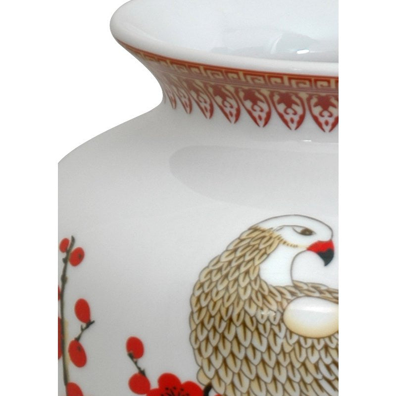 14" Cherry Blossom Porcelain Tung Chi Vase