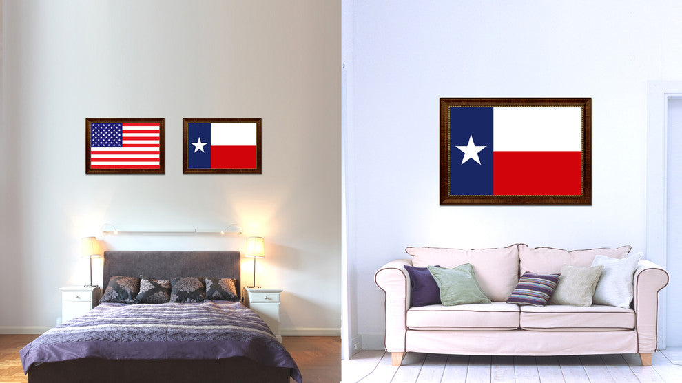 Texas State Flag Canvas Print, 21"x30"