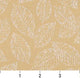 Gold, Textured Leaves Woven Upholstery Fabric By The Yard