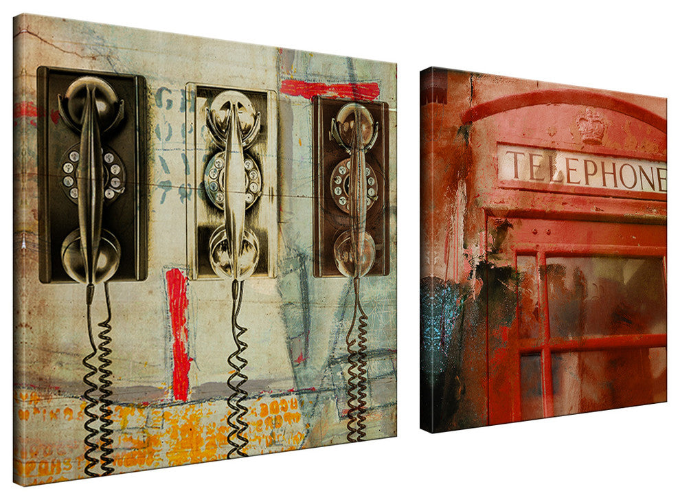 People, Places, ThingsxCanvas Wall Art 2-Piece Set