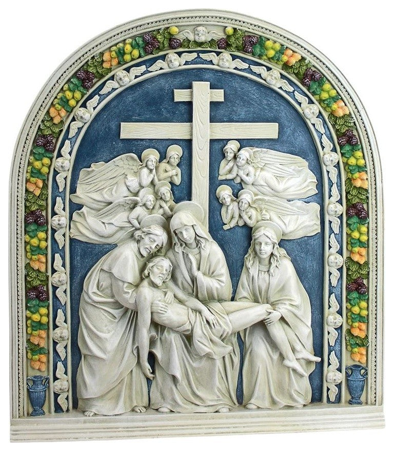 Descent From The Cross Wall Sculpture