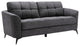 Callie Woven Fabric Sofa, Gray