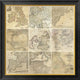 "Around the World II" Framed Canvas Giclee by Joannoo, 28x28"