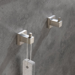 Cube Bathroom Robe Hook KBA1501, Brush Nickel