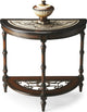 Butler Metalworks Club Demilune Console Table