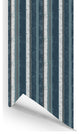 Birch Stripe Wallcovering, Cool Multi, Roll, Traditional