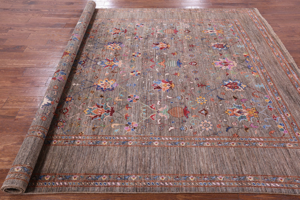 Persian Tabriz Handmade Wool Rug 8' 2" X 10' 0" Q7537