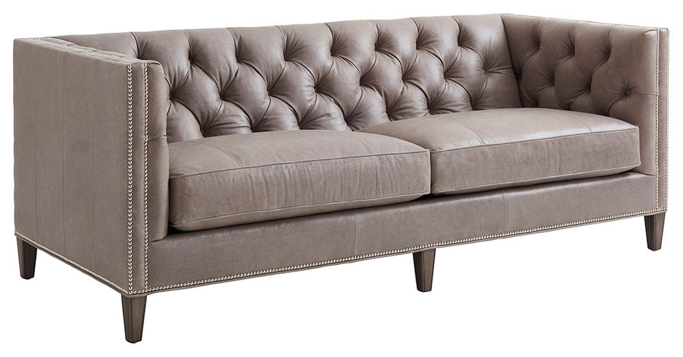 Camille Leather Sofa