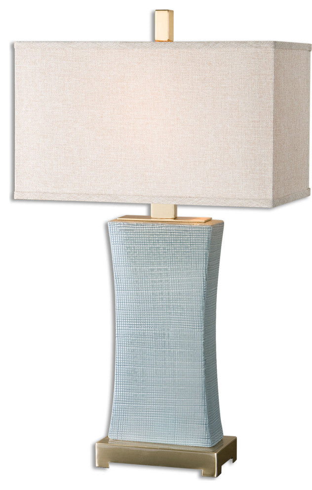 Uttermost Cantarana Blue Gray Table Lamp