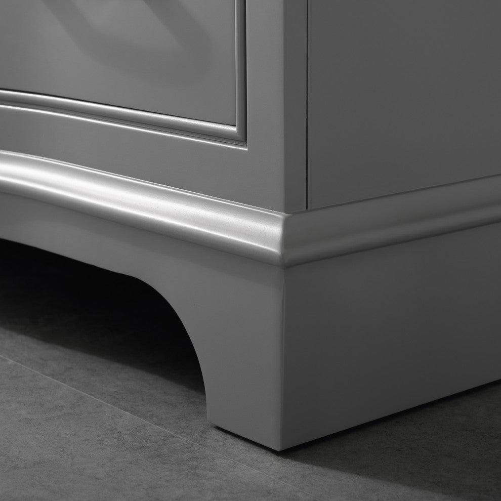 Monroe 42" Bathroom Vanity, Gray