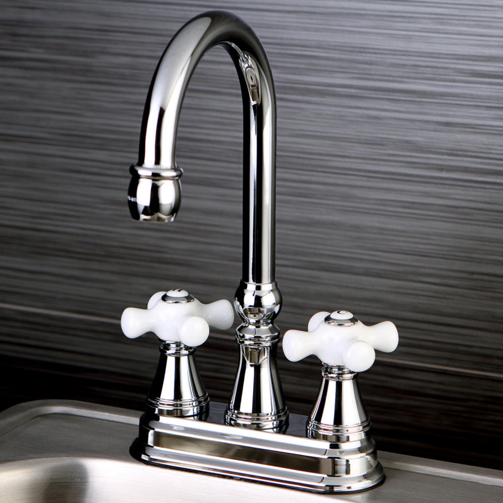 Kingston Brass Bar Faucet, Polished Chrome